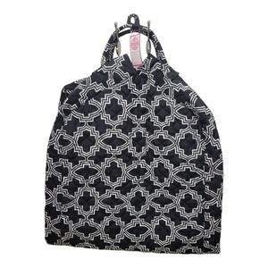 Buckhead Betties garment bag Quilted Black White